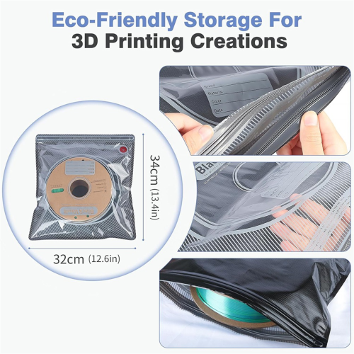 30pcs Refill Bags 3D Filament Storage Light-Proof Printer Vacuum Sealed for Keeping Dry 2