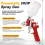 Mini aérographe pneumatique professionnel H-2000A 125 ml, buse de 1 mm 5