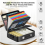 Fireproof Document Box - 8-Layer Hard Shell Fire Proof Safe for Home Documents,for Desk Money,for Passports Certificates 7