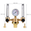 Dual Tube Regulator Flowmeter Pressure Reducer G5/8 Male Thread for Welding 8