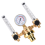 Dual Tube Regulator Flowmeter Pressure Reducer G5/8 Male Thread for Welding 7