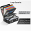 Fireproof Document Box - 8-Layer Hard Shell Fire Proof Safe for Home Documents,for Desk Money,for Passports Certificates 6