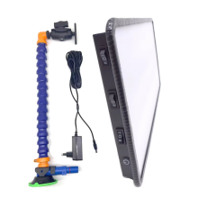 Nieuwe 3-strepen 6-kleuren detectielamp met zuignap van 2,5 cm voor autodeukreparatiegereedschap EU-stekker