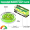 9 Pcs Small Bubble Spirit Level, Mini Magnetic Square Drill , Circular Measuring Tool 8