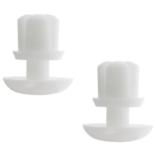 2 pezzi WB03X27704 WB02X10997 Pulsante di bloccaggio per microonde per copertura guida d'onda, sostituisce AP6783280 4813990