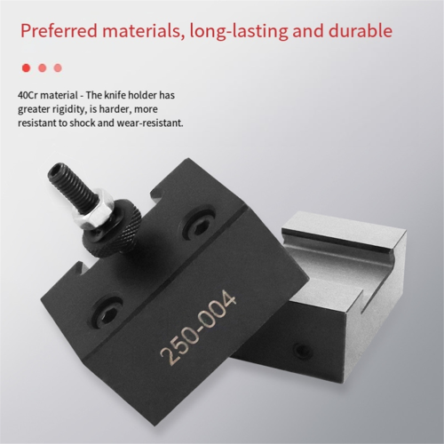250-004 Boring Bar Holder for Wedge Type Tool Post Mini Lathe , Quick Change Metal Turning Tools 2