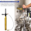 1 1/4In-7 Male to SDS Plus Drill Adapter Kit- Water Injection Capable,Includes Solid Brass Hose Quick Connector and 5
