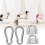 Stainless Square Heavy Duty Ceiling Hook Wall Mounted for Yoga Swings Hammocks Bracket Hardware Tool 7