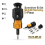 TB-H5-MR-30 Multi-Bit Ratcheting 9-Piece Bi-Material Handle Assorted Drive Screwdriver Set 3