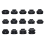 14PCS Tie Rod Boot, End Rubber Dust Cap Kit, Ball Joint Boot Replacement for Most Vehicle 2