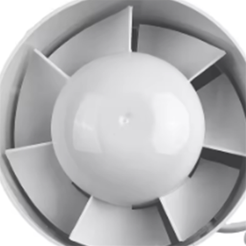 4 Zoll 100 mm Inline-Abluftventilator Geräuscharmer Luftgebläse Badezimmer Küche Windvolumen 2