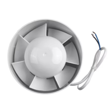 Ventilatore estrattore in linea da 5 pollici e 125 mm, ventilatore d'aria a basso rumore, volume del vento per bagno e cucina
