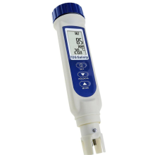 Multiparameter TDS Salzgehalt Temperatur Tester Dual Display Tasche Größe Wasser Qualität IP65 Wasserdichte Pool Labor