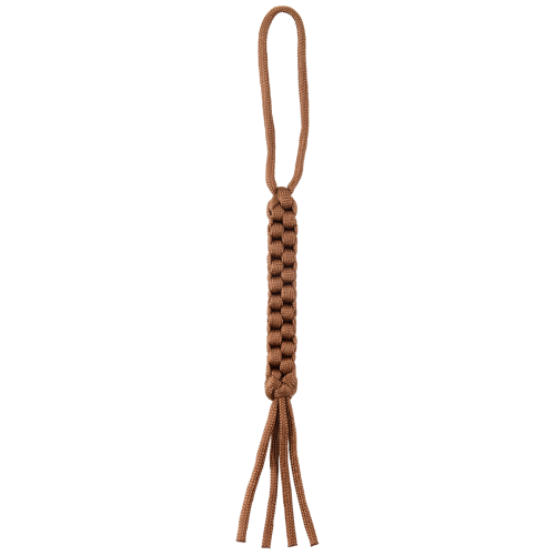 Paracord Square Weave Knife Lanyard--Khaki