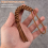 Paracord Square Weave Knife Lanyard--Khaki 7