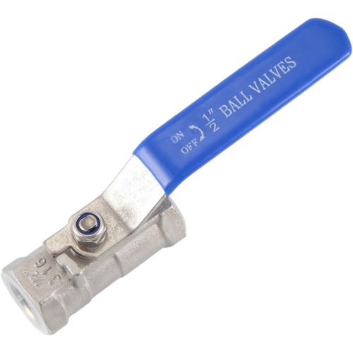 1/2" Edelstahl Innengewinde Hebelgriff Kugelhahn 1