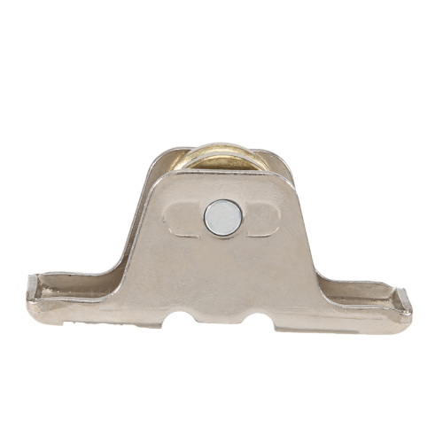 Puleggia per porte con rullo singolo per finestra, diametro 1,6 cm, argento + oro