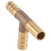 Connettore per tubo flessibile per aria, gas, acqua e benzina a forma di T da 8 mm