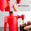 Sodaspender, Wasser trinken, Party Sprite, Rot 8