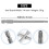 10pcs 100mm Length 1/4 inch Hex Shank T20 Torx Security Screwdriver Bits, Silver Gray 11