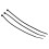 100 x 2.5mmx150mm Self-Lock Electric Cable Zip Cord Fixed Ties Black 5