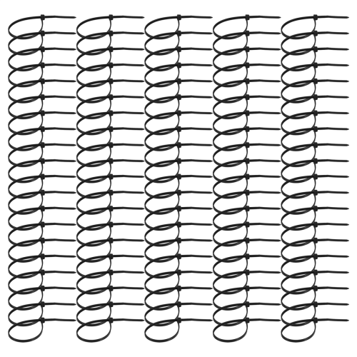 Fascette fermacavi / Cerniera Colore: nero Dimensioni: 140 mm x 2,5 100 pezzi 2