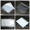 100 pezzi A4 PP perforato tasche cartelle portadocumenti buste trasparenti 0,03 mm 5