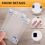 Transparent Plastic Waterproof Poker Novelty Index Playing Cards 8