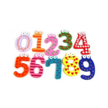 Funky Fun Kleurrijke Magnetische Nummers Houten Koelkastmagneten Kinderen Educatief Speelgoed