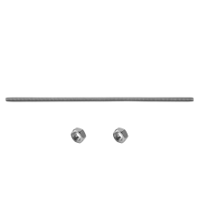 320 mm x M8 Edelstahl Gewindestange Stock Rod Silber Ton