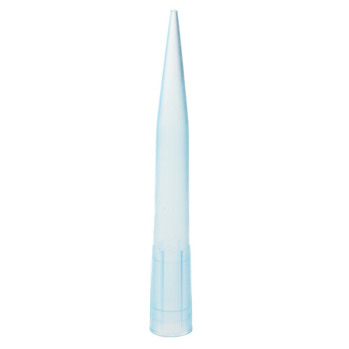 Puntali per pipetta per liquidi da laboratorio blu trasparenti da 1000 UL e 1 ml, 500 pezzi