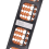 Plastic Abacus Arithmetic Kids Calculation Tool 17 digits 5