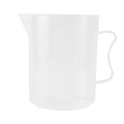 1000ml Transparent Graduated Beaker with Handle 1