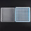 Plastic Square 100 Positions Laboratory 1.5ml Centrifuge Tube Case Box 5