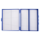 Royal Blue Plastic Rectangle Hold 100 Microslide Slide Microscope Box 4