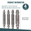 4X Screw Extractor Drill Bits Guide Set Broken Bolt Remover Easy Out #1 #2 #3 #4 8