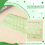 Green Plastic Circles Squares Hexagons Geometric Template Ruler 0-20cm 8