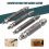 4X Screw Extractor Drill Bits Guide Set Broken Bolt Remover Easy Out #1 #2 #3 #4 5