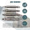 4X Screw Extractor Drill Bits Guide Set Broken Bolt Remover Easy Out #1 #2 #3 #4 6