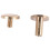 10x Arc Solid Brass Button Stud Schraube Nagel zurück Leder Niete Gürtel 8mm 8