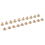 10x Arc Solid Brass Button Stud Screw Nail back Leather Rivet Belt 6mm 9