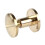 10x Arc Solid Brass Button Stud Screw Nail back Leather Rivet Belt 6mm 1