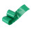 Guaina termorestringente in PVC verde scuro da 2 m e 50 mm per 2 batterie 18650 6
