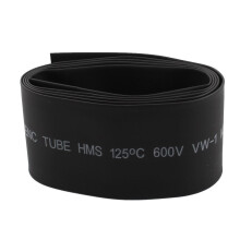 30 mm 2:1 Schwarz Polyolefin Isolierung Schrumpfschlauch 1 m
