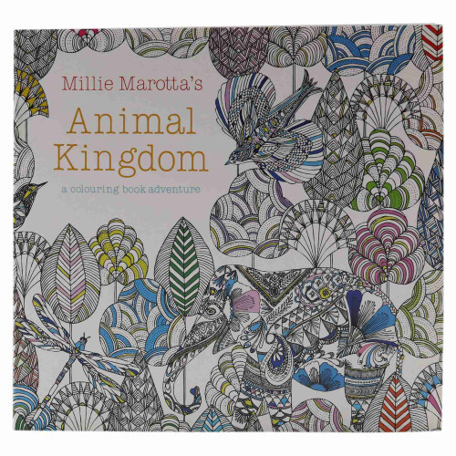 Libro da colorare e dipingere sul regno animale per bambini e adulti