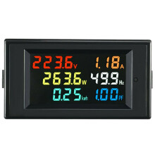 6 in 1 AC Monitor D69-2058 Digital Spannung und Strom Leistung Frequenz Faktor Strom Meter Multi-Funktion