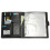 Schwarze A4 Executive Konferenzmappe Portfolio PU Leder Dokumentenorganizer 6