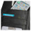 Schwarze A4 Executive Konferenzmappe Portfolio PU Leder Dokumentenorganizer 8