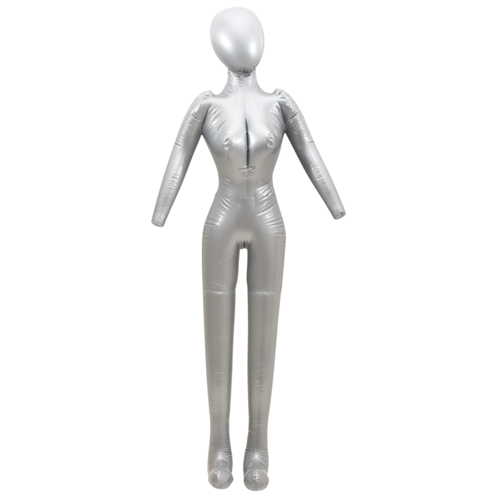 Mannequin gonflable pour femme, corps entier, avec bras, accessoire de vitrine