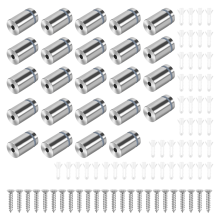 24Pcs 3/4 x 1 Inch Sign Holders Standoff Screws Wall Mount Hardware Advertising Glass Acrylic Stainless Steel Nail